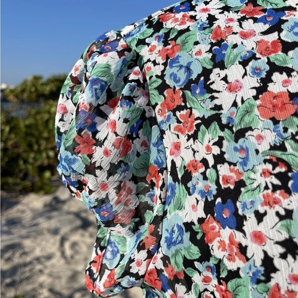 Janette Fashion Sheer  FLORAL DRESS - Size S - Picture 5 of 11